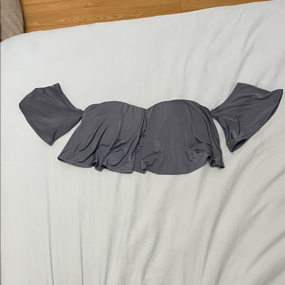 Tiger Mist Slate Gray Top